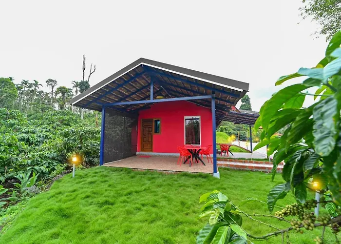 Red Roof Resort - Pool, Home Food, Coffee Estate, Near To Falls & Trekking